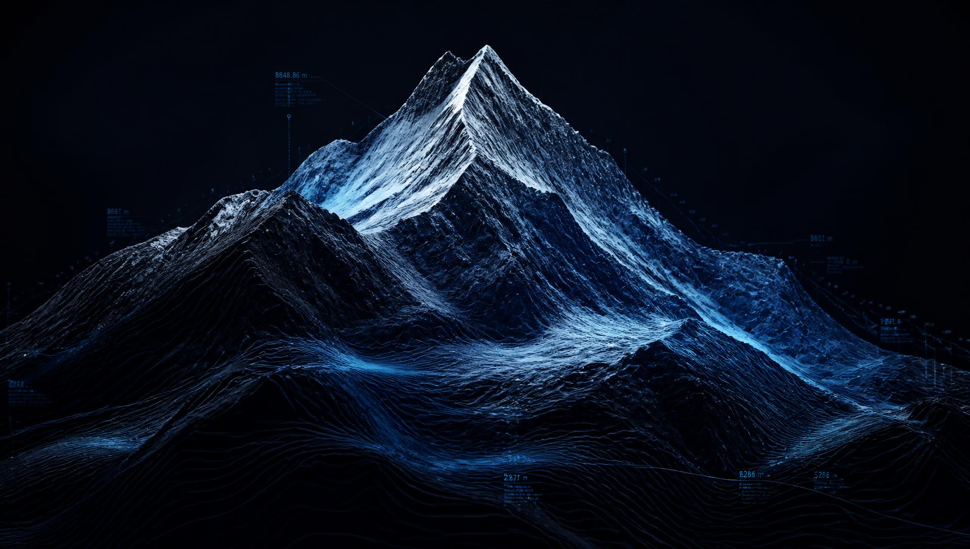 Abstract rendered landscape representing the studio's design work